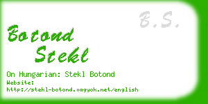 botond stekl business card
